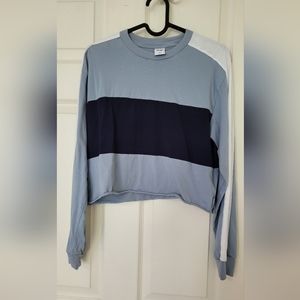 TNA Cropped Colorblock Top